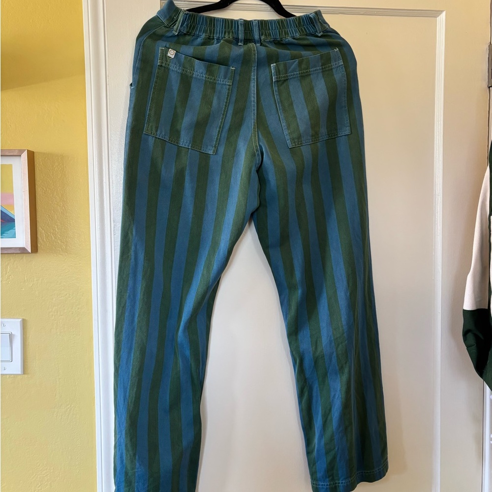 Big Bud Press STRIPE WORK
PANTS - GREEN AND BLUE - Picture 5 of 6